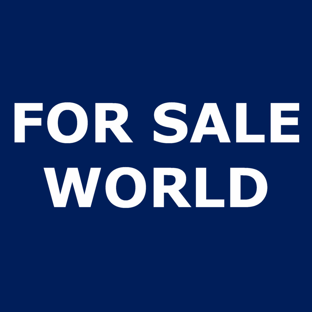 logo FOR SALE WORLD